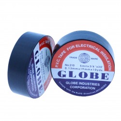 Globe Elektrik İzolasyon Bandı - İzole Bant - Siyah ( 5 Adet )
