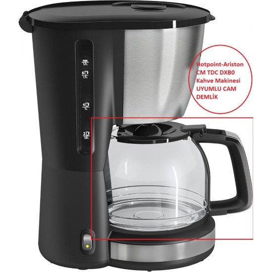 Hotpoint-Ariston CM TDC DXB0 Kahve Makinesi UYUMLI CAM DEMLİK